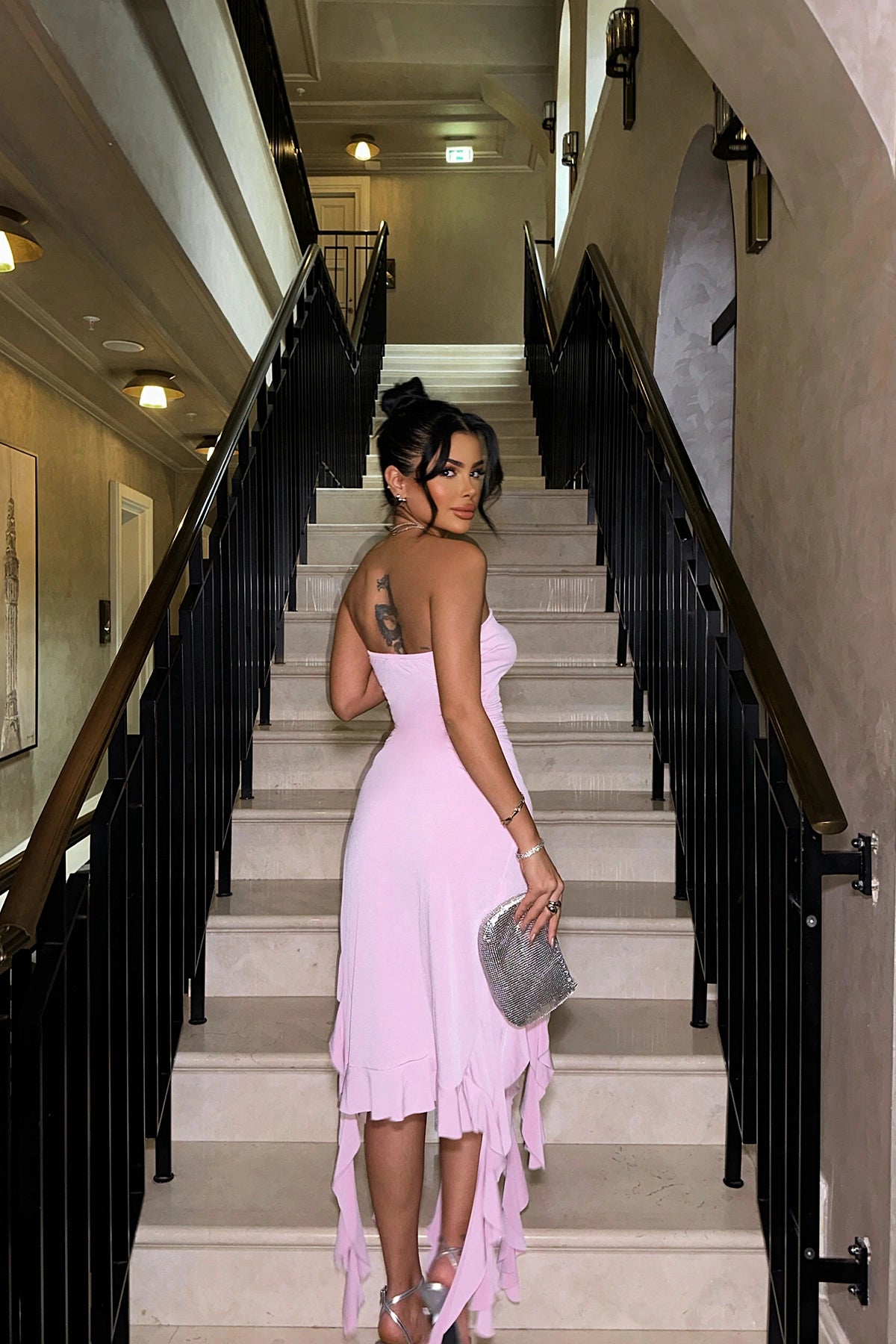 Powder Design Maxi Dress ATE7025