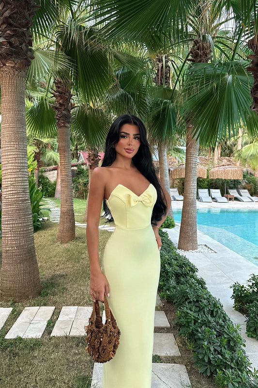 Yellow Cressida Dress ATE-3233