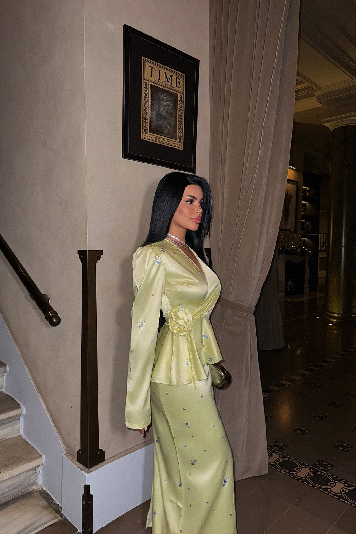 Yellow Paulina Suit ATE-1689