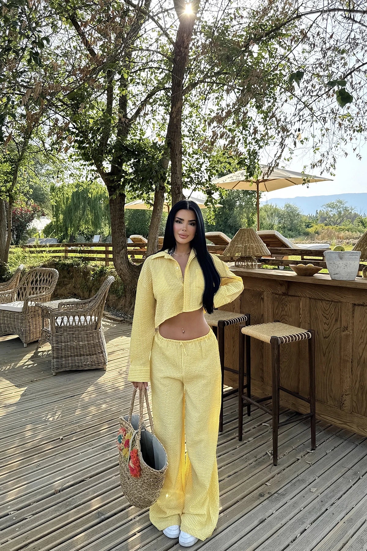 Yellow Polina Petticoat Suit