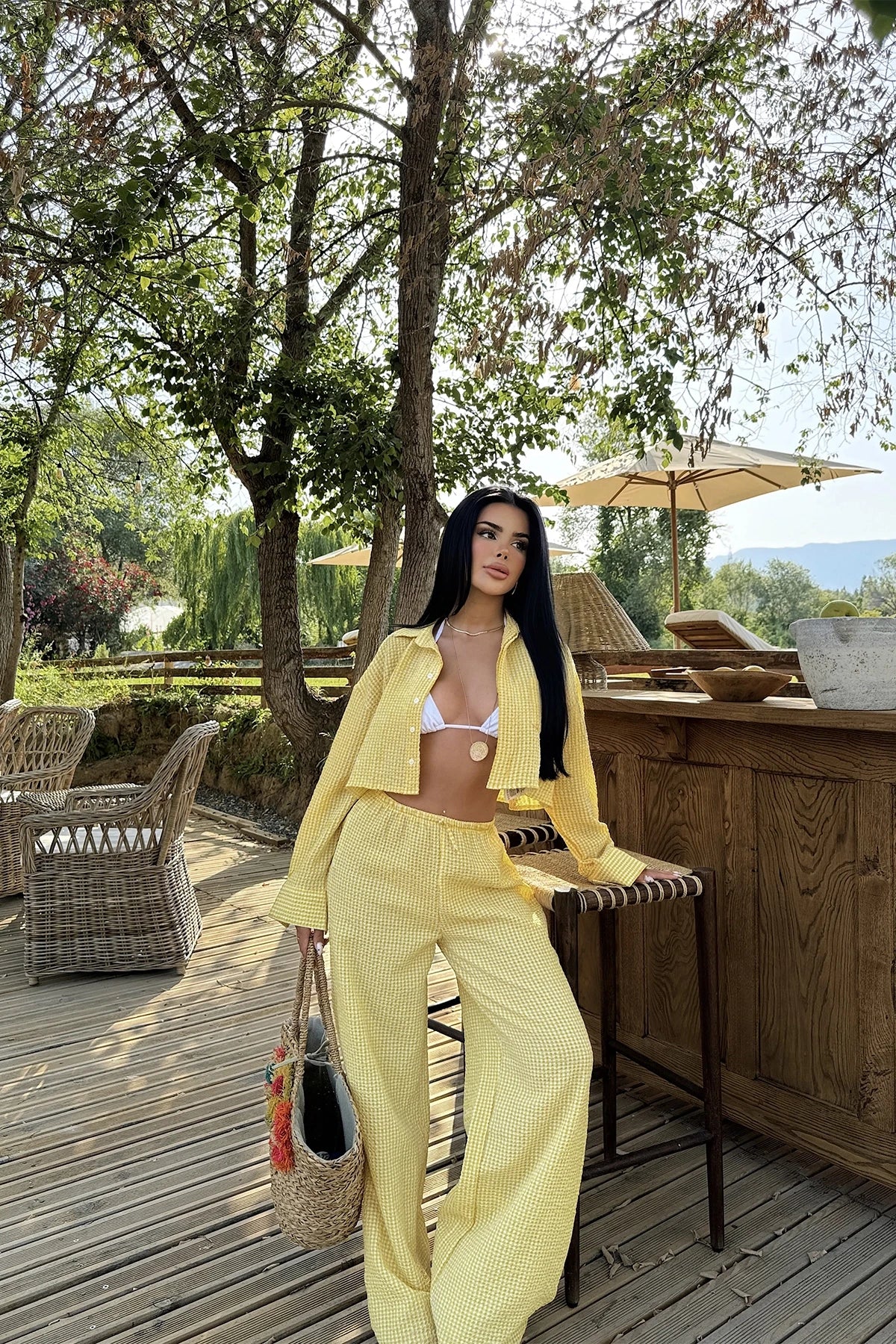 Yellow Polina Petticoat Suit