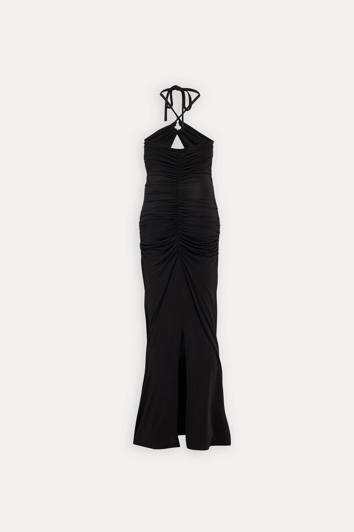 Black Kalika Rose Detail Dress ATE-1517
