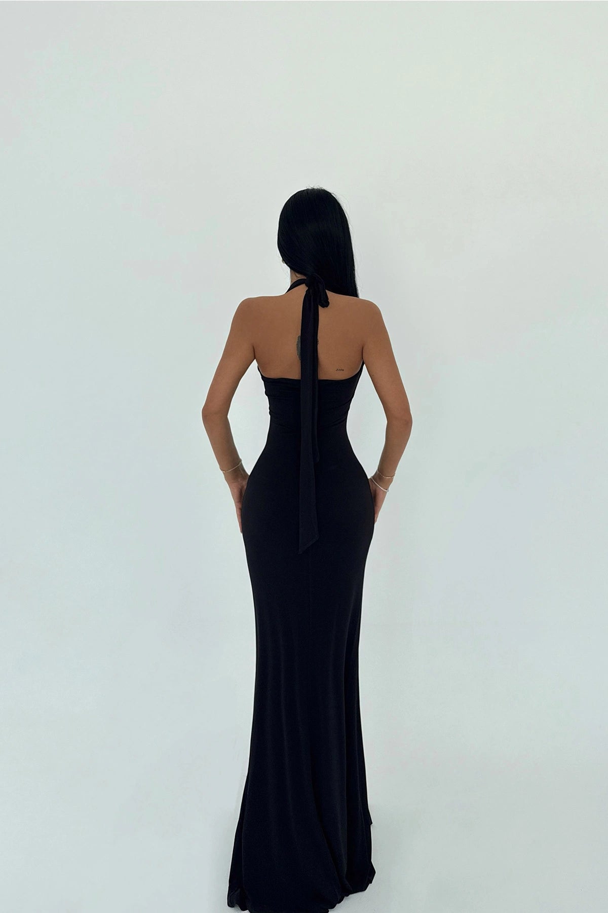 Black Bellis Long Dress ATE-2723