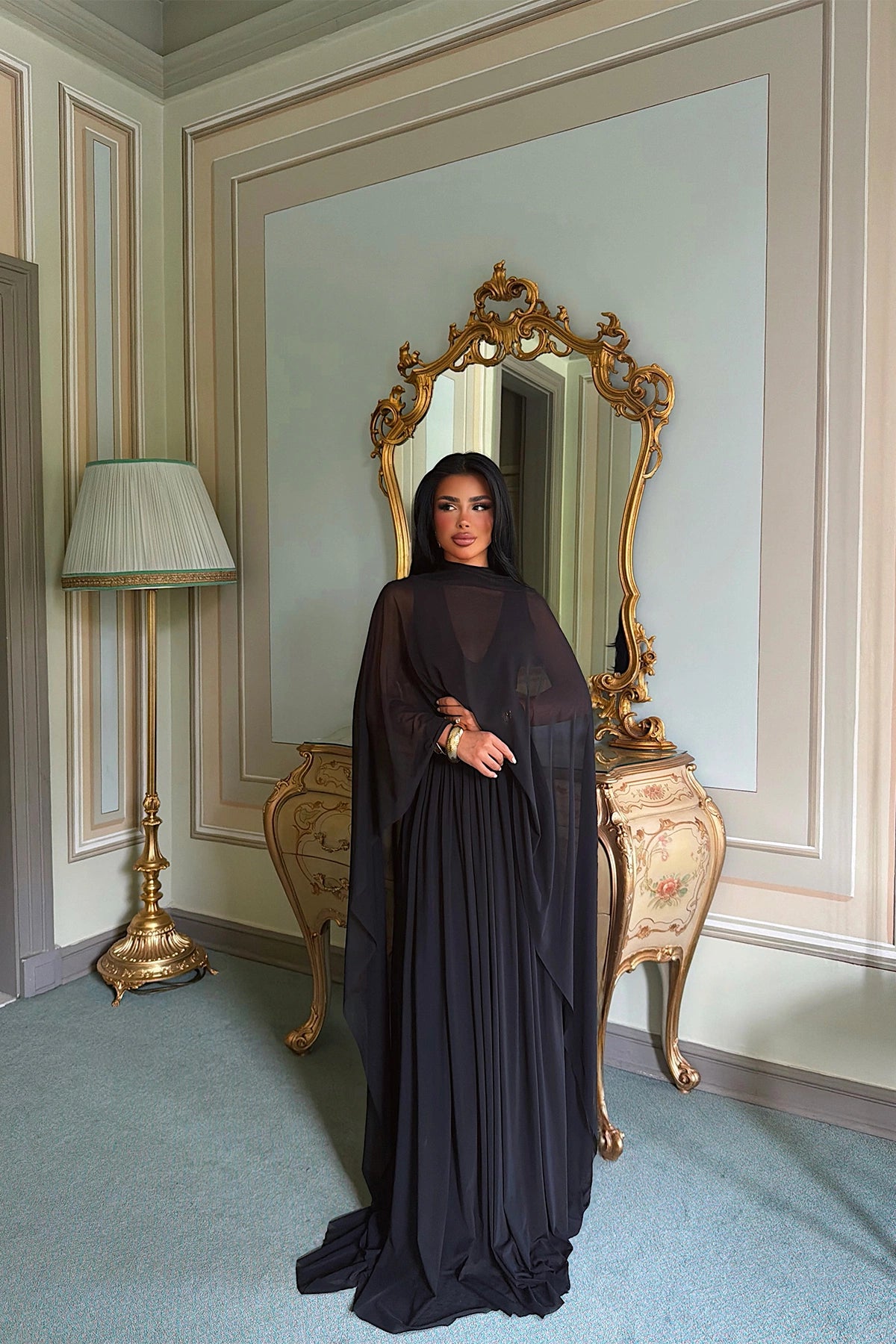 Black Marika Dress ATE-4789 (PRE-ORDER)